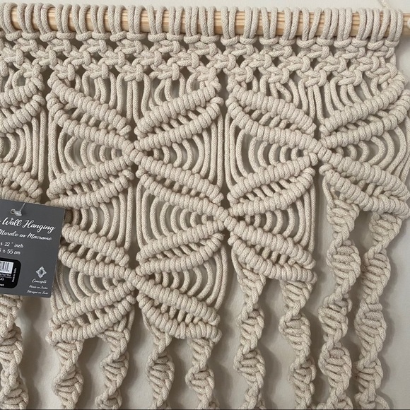 Boho Macrame Wall Hanging Tapestry Woven Decor NEW - Picture 7 of 7